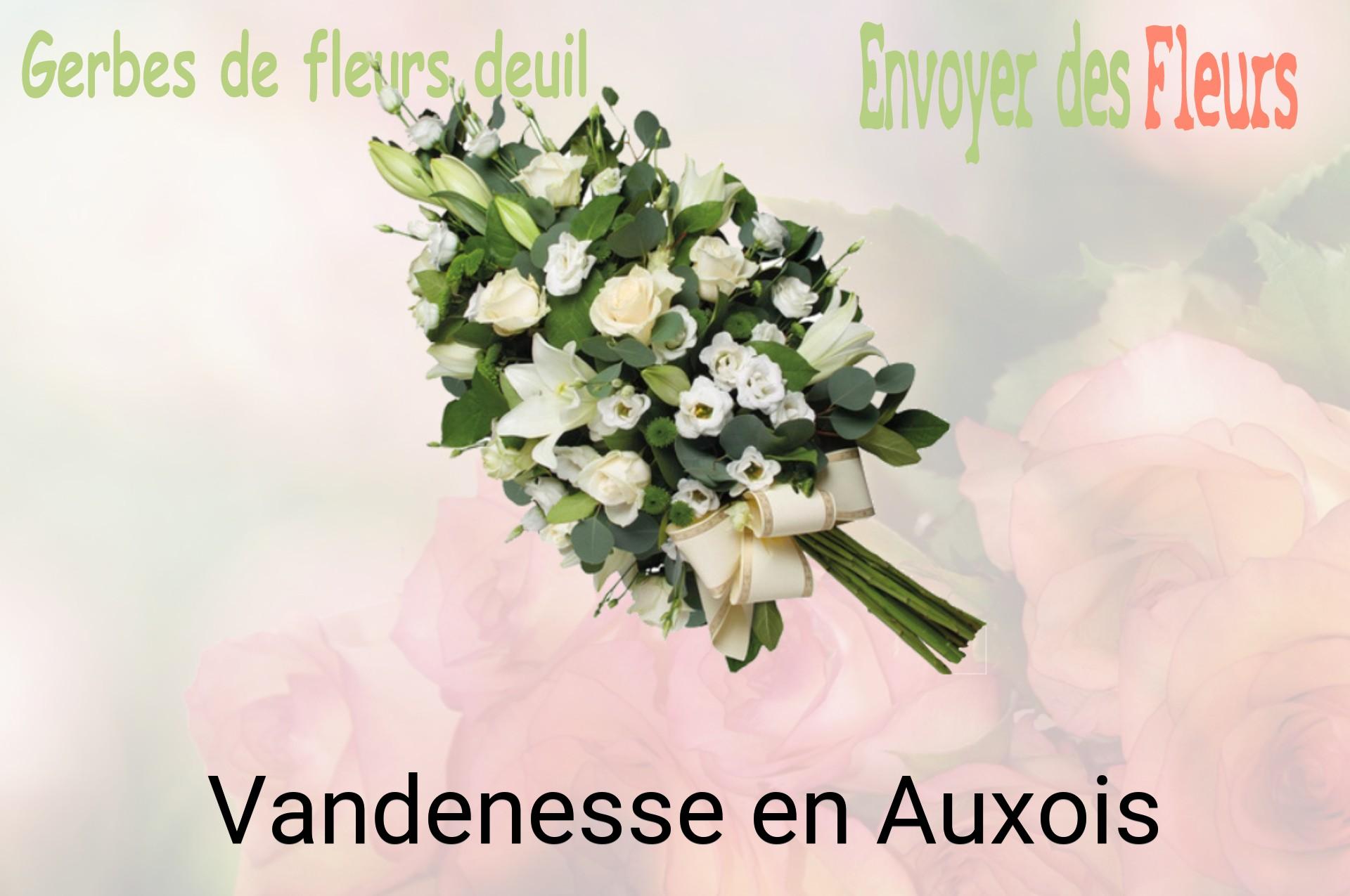 Gerbe de fleurs de deuil livrée à Vandenesse-en-Auxois